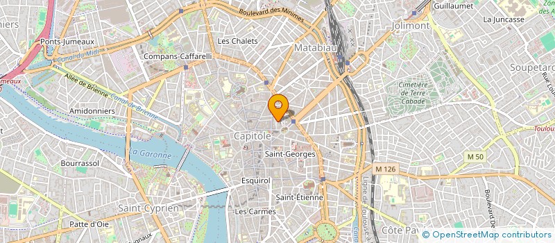 localisation de l'entreprise 4P  TOULOUSE