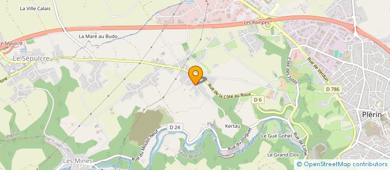 localisation de l'entreprise 4P BOX  PLERIN