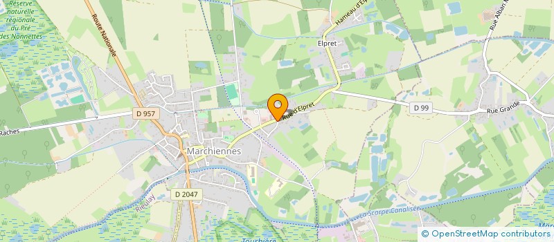 localisation de l'entreprise 4P NETTOYAGE  MARCHIENNES