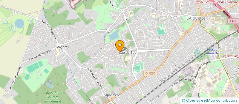 localisation de l'entreprise 4P SCIENSEAS à PESSAC