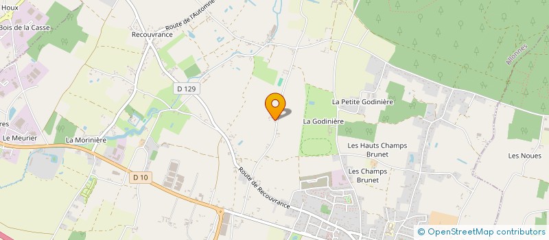 localisation de l'entreprise 4PATTES A DOM' à ALLONNES