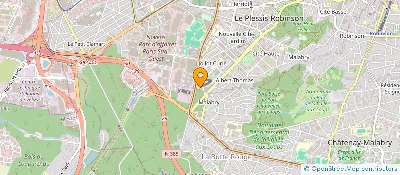 localisation de l'entreprise 4PJ à LE PLESSIS-ROBINSON