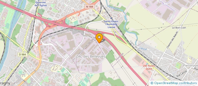 localisation de l'entreprise 4PX EXPRESS FR à SAINT-OUEN-L'AUMONE