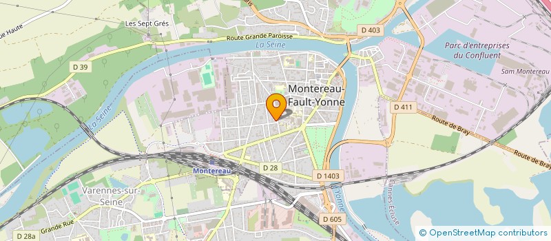 localisation de l'entreprise 4R DANS RE à MONTEREAU-FAULT-YONNE