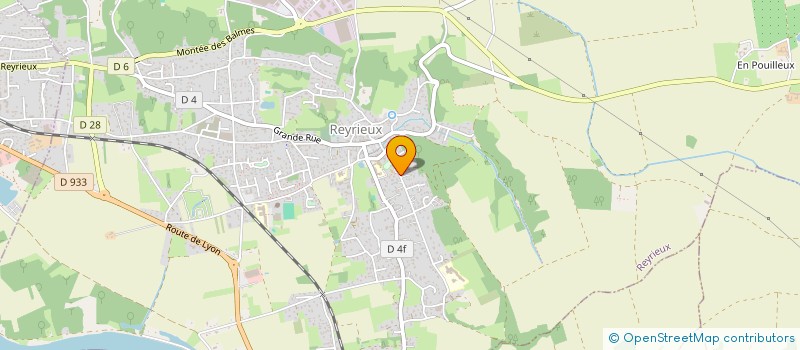 localisation de l'entreprise 4R HOLDING à REYRIEUX