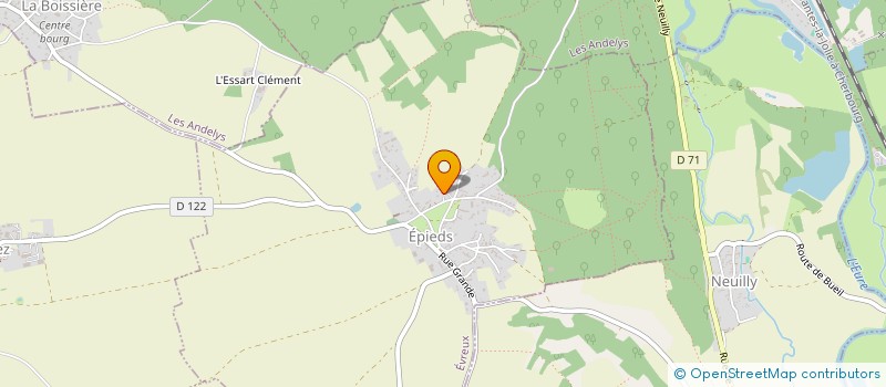 localisation de l'entreprise 4R IMMO  EPIEDS