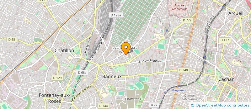 localisation de l'entreprise 4R INVEST  BAGNEUX