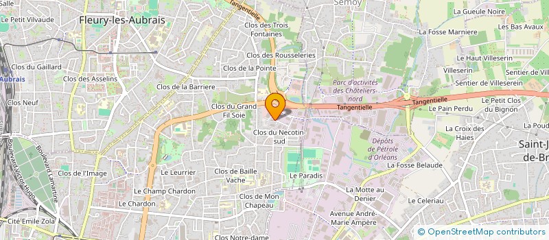 localisation de l'entreprise 4REAL à ORLEANS