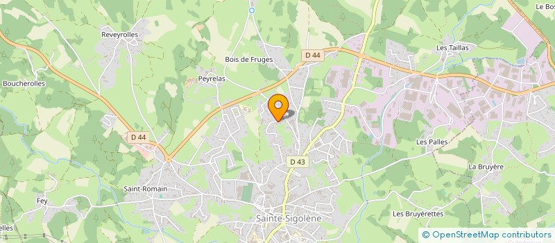 localisation de l'entreprise 4RJP à SAINTE-SIGOLENE