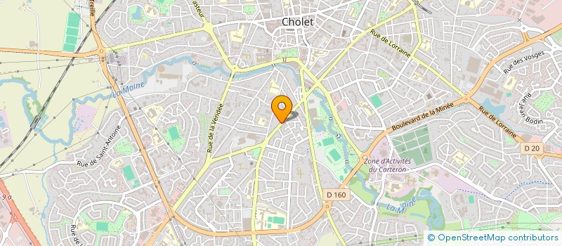 localisation de l'entreprise 4S à CHOLET