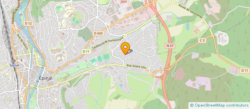localisation de l'entreprise 4S à EPINAL