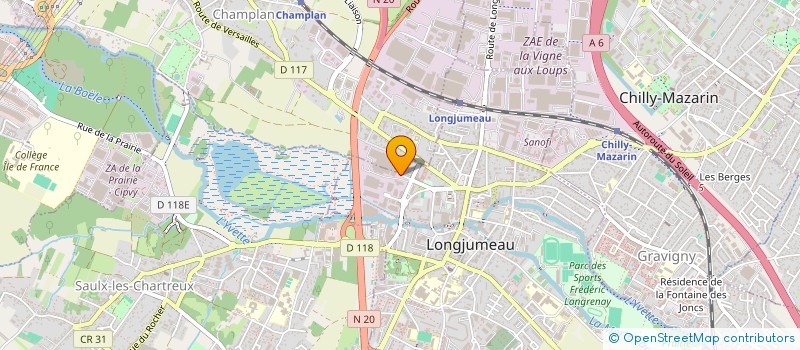 localisation de l'entreprise 4S à LONGJUMEAU