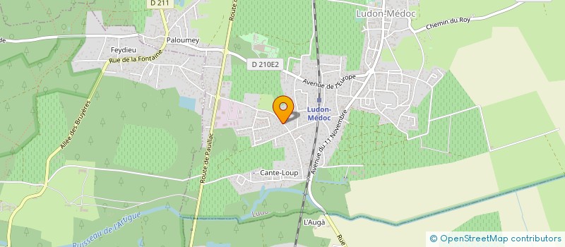 localisation de l'entreprise 4S  LUDON-MEDOC