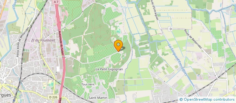 localisation de l'entreprise 4S  SORGUES