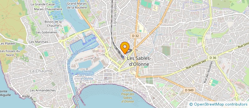 localisation de l'entreprise 4S à LES SABLES-D'OLONNE