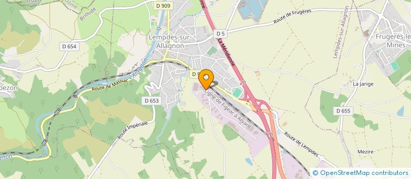 localisation de l'entreprise 4S  LEMPDES-SUR-ALLAGNON