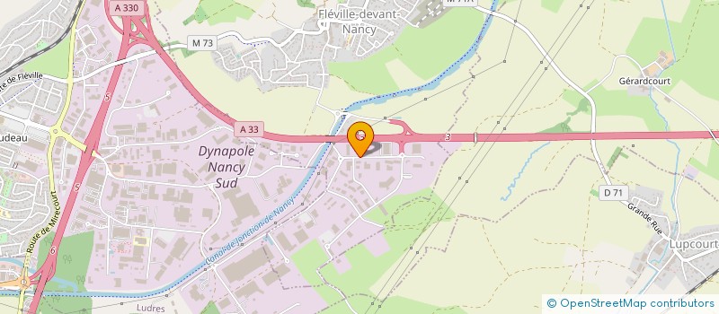 localisation de l'entreprise 4S  FLEVILLE-DEVANT-NANCY