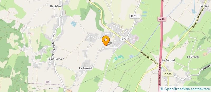 localisation de l'entreprise 4S CONSULTING  BIOL