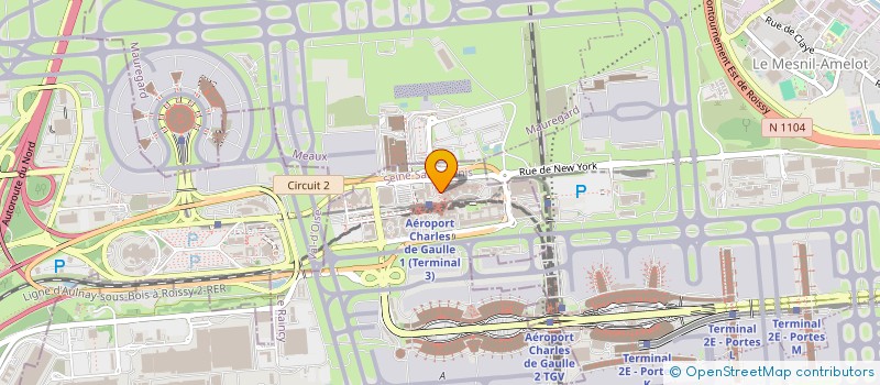 localisation de l'entreprise 4S GLOBAL FREIGHT à GONESSE