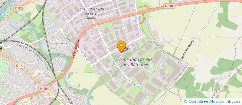 localisation de l'entreprise 4S IMMO à SAINT-OUEN-L'AUMONE