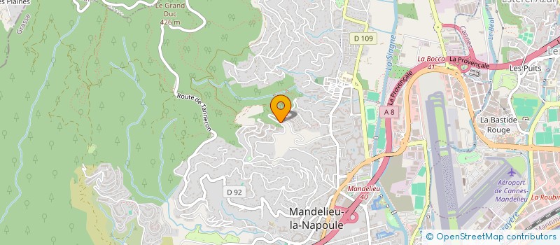 localisation de l'entreprise 4S IMMOBILIER à MANDELIEU-LA-NAPOULE