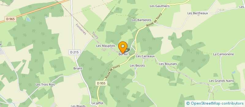 localisation de l'entreprise 4S INVEST  DRACY