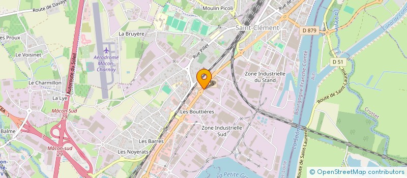 localisation de l'entreprise 4S MATERIAUX à MACON
