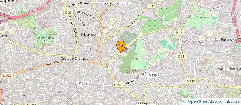 localisation de l'entreprise 4SHUTTLE à MONTREUIL