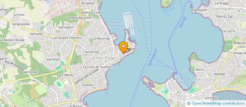 localisation de l'entreprise 4SI  LARMOR-PLAGE