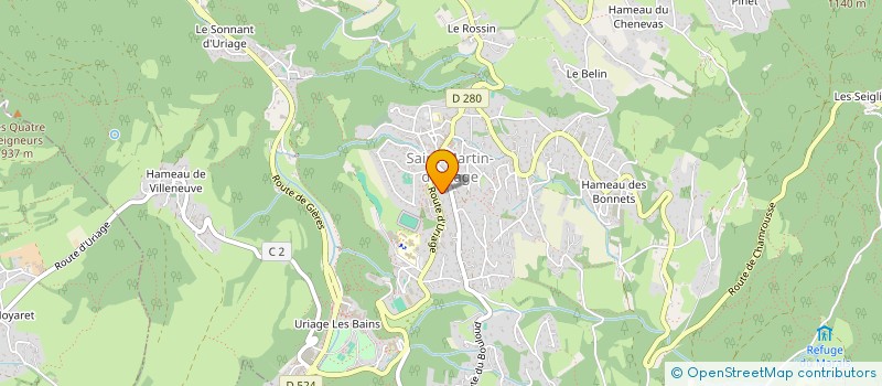 localisation de l'entreprise 4SISTERS  SAINT-MARTIN-D'URIAGE