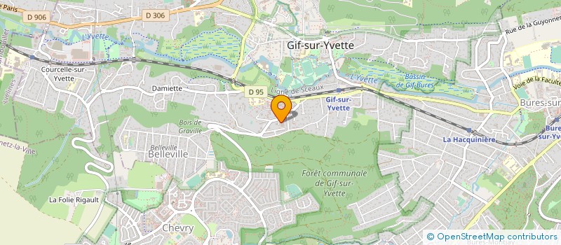localisation de l'entreprise 4SOFT à GIF-SUR-YVETTE