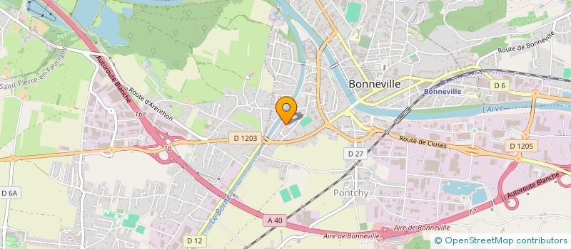 localisation de l'entreprise 4SOLS MACONNERIE  BONNEVILLE