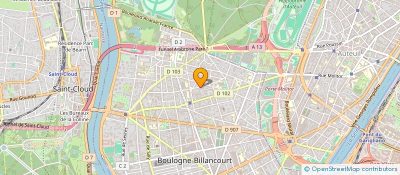 localisation de l'entreprise 4SUCCESS à BOULOGNE-BILLANCOURT