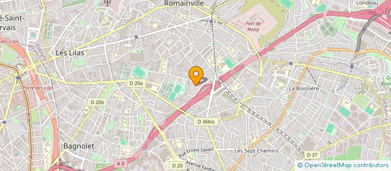 localisation de l'entreprise 4T FLUXUS à ROMAINVILLE