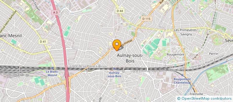 localisation de l'entreprise 4T IMMO à AULNAY-SOUS-BOIS
