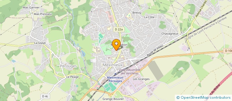 localisation de l'entreprise 4T PLANACHAT à MEXIMIEUX