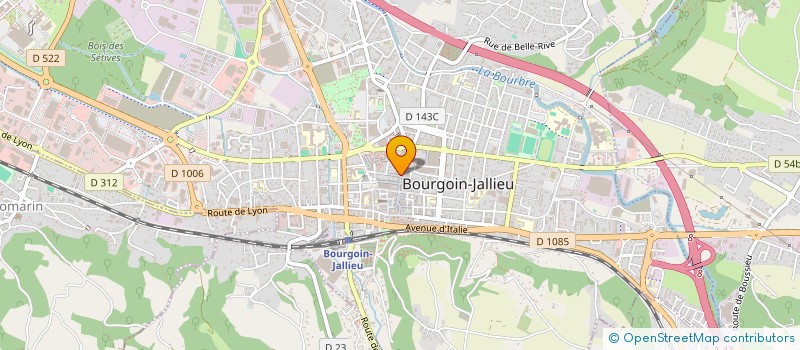 localisation de l'entreprise 4U  BOURGOIN-JALLIEU