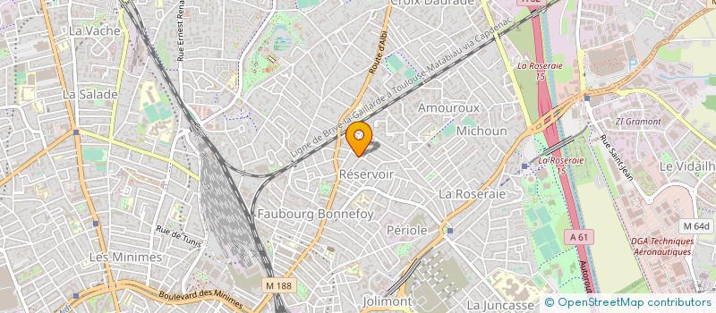 localisation de l'entreprise 4U-SERVICE à TOULOUSE