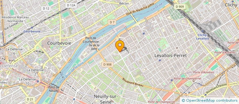 localisation de l'entreprise 4VADAUDIT à NEUILLY-SUR-SEINE