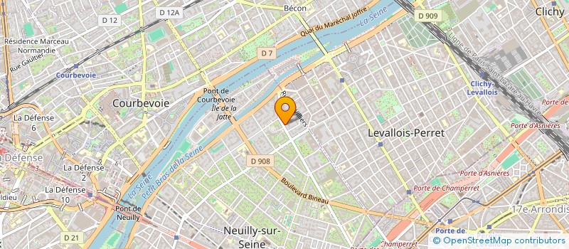 localisation de l'entreprise 4VADEXPERTS à NEUILLY-SUR-SEINE