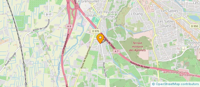 localisation de l'entreprise 4VF  ORANGE