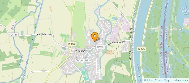 localisation de l'entreprise 4W  GERSTHEIM