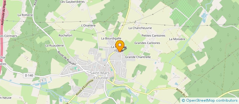 localisation de l'entreprise 4W  SAINT MARS D OUTILLE