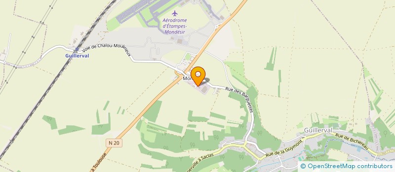 localisation de l'entreprise 4WIND  GUILLERVAL