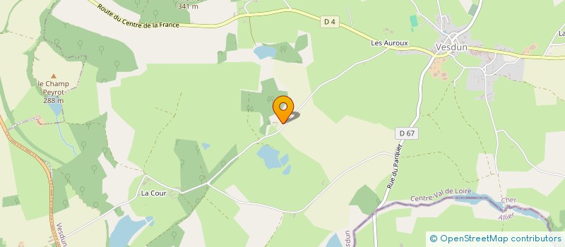 localisation de l'entreprise 4X4 DU CENTRE  VESDUN