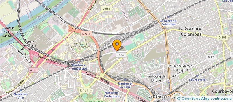 localisation de l'entreprise 4XL POUR L'AVENIR  NANTERRE