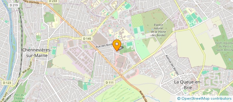 localisation de l'entreprise 4Y FITNESS  CHENNEVIERES-SUR-MARNE