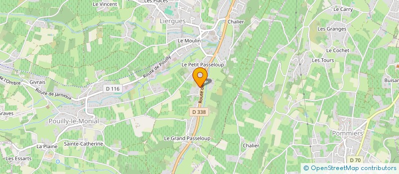 localisation de l'entreprise 4Z INVESTISSEMENT  PORTE DES PIERRES DOREES