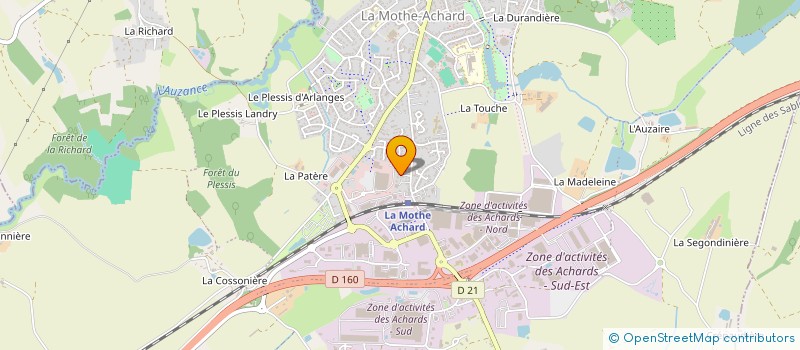 localisation de l'entreprise 5 A à LES SABLES-D'OLONNE