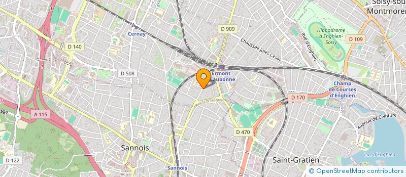 localisation de l'entreprise 5 AD à ERMONT